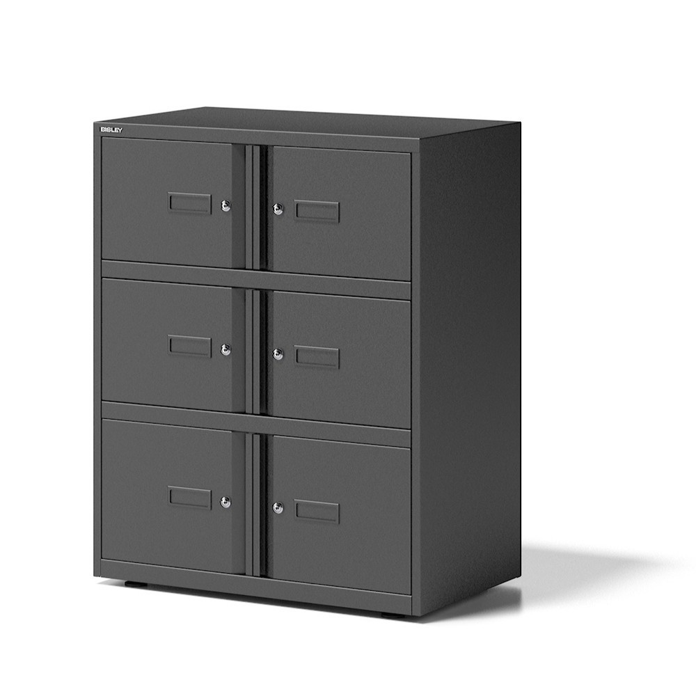 Produktabbildung Nr. 1: Meuble coffre-fort BISLEY Essentials, 6 portes, anthracite