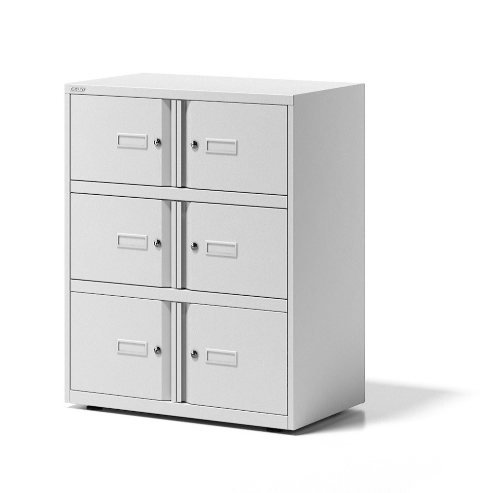 Produktabbildung Nr. 1: Meuble coffre-fort BISLEY Essentials, 6 portes, blanc signalisation