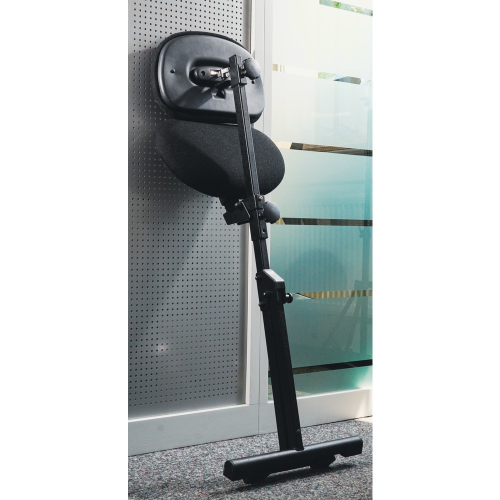 Produktabbildung Nr. 2: meychair Siège assis-debout, pliable, hauteur d'assise 540-900 mm, patins, noir