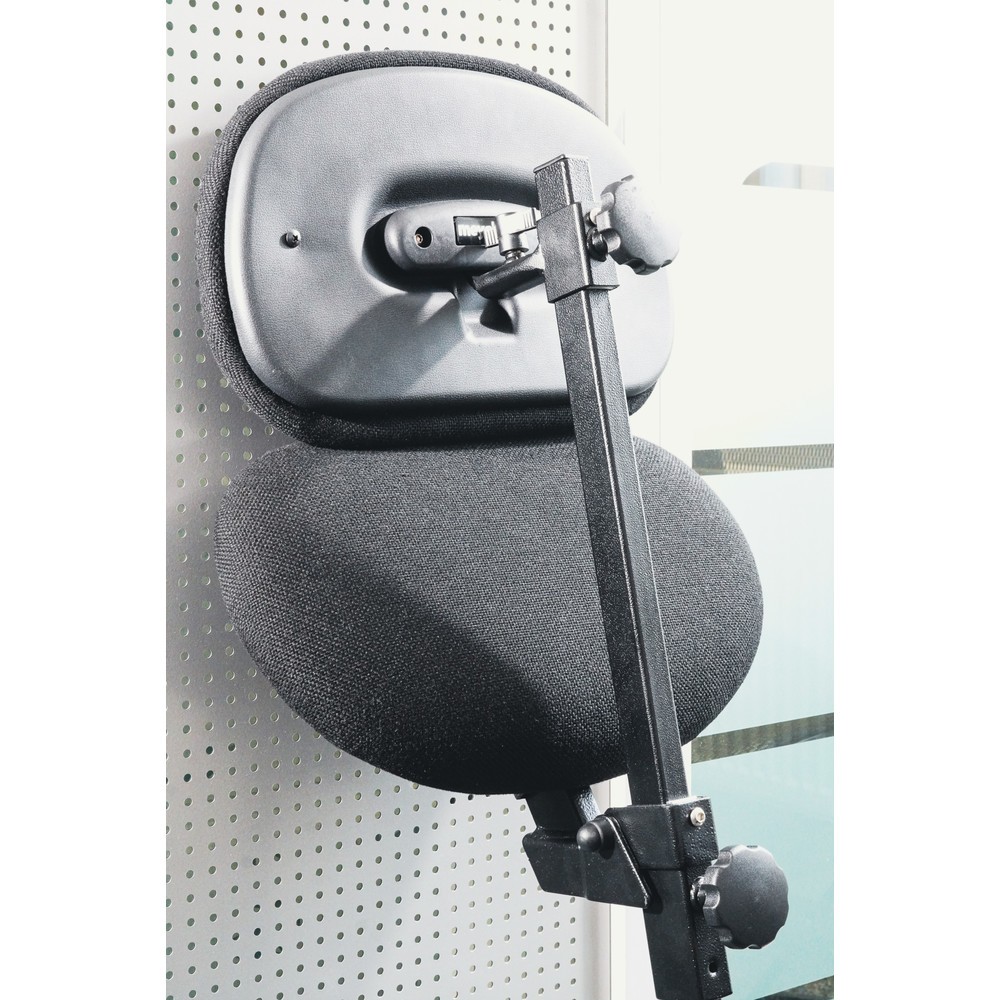Produktabbildung Nr. 3: meychair Siège assis-debout, pliable, hauteur d'assise 540-900 mm, patins, noir