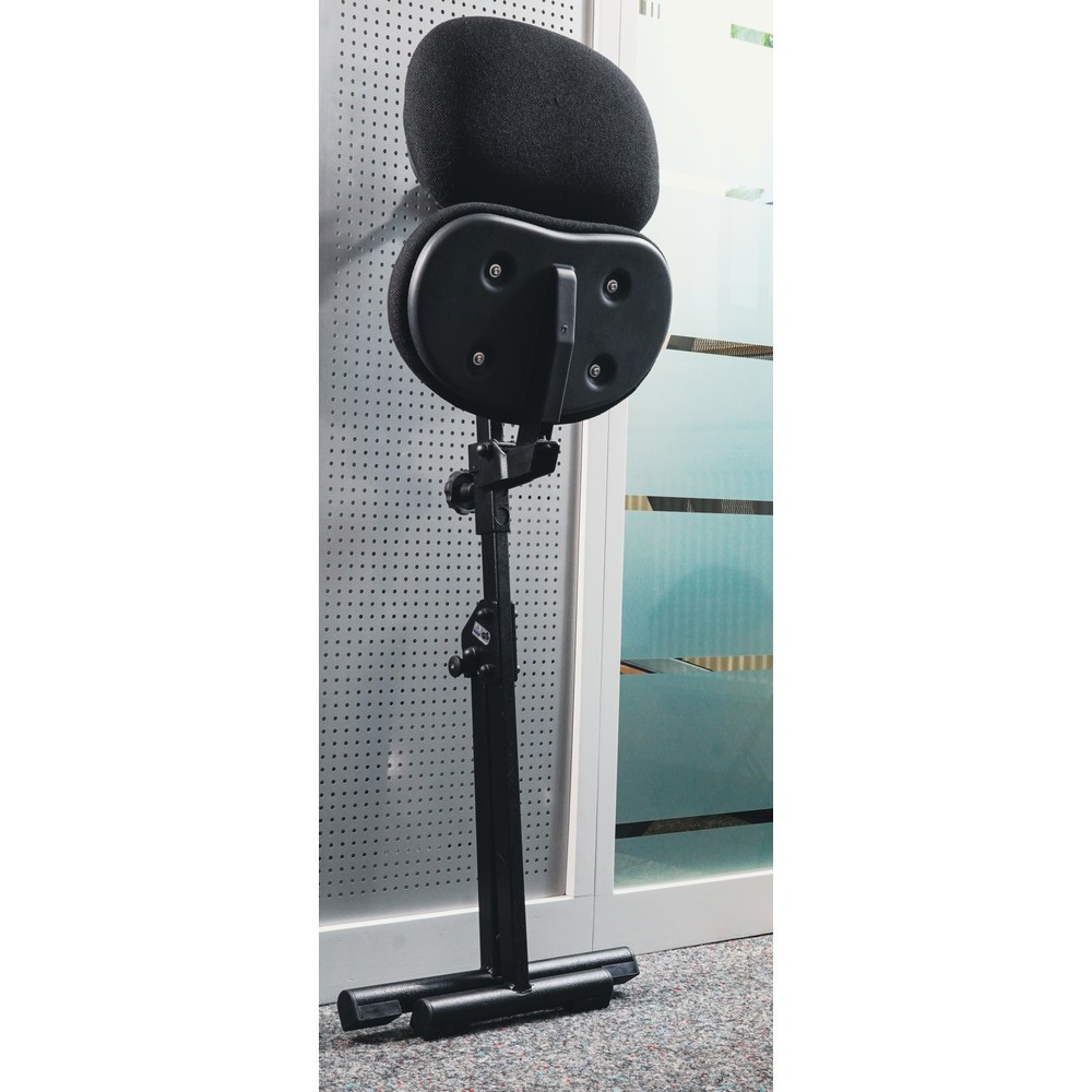 Produktabbildung Nr. 4: meychair Siège assis-debout, pliable, hauteur d'assise 540-900 mm, patins, noir