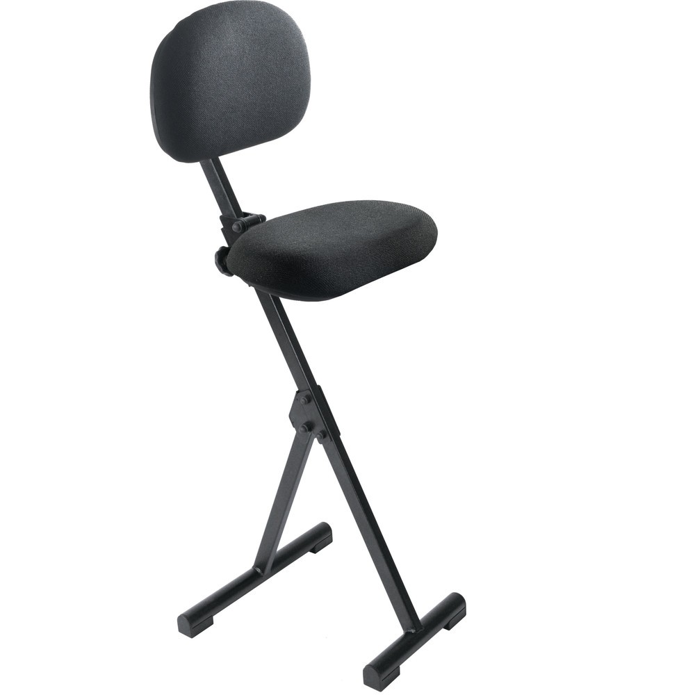 Produktabbildung Nr. 1: meychair Siège assis-debout, pliable, hauteur d'assise 540-900 mm, patins, noir