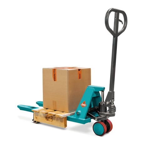 Mini-Handhubwagen Ameise® PTM 0.5 für Halb- und Displaypaletten