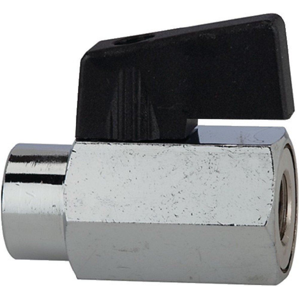 Illustration du produit: Mini-robinet à boisseau sphérique 13,16 mm G 1/4 po. filetage intérieur/extérieu