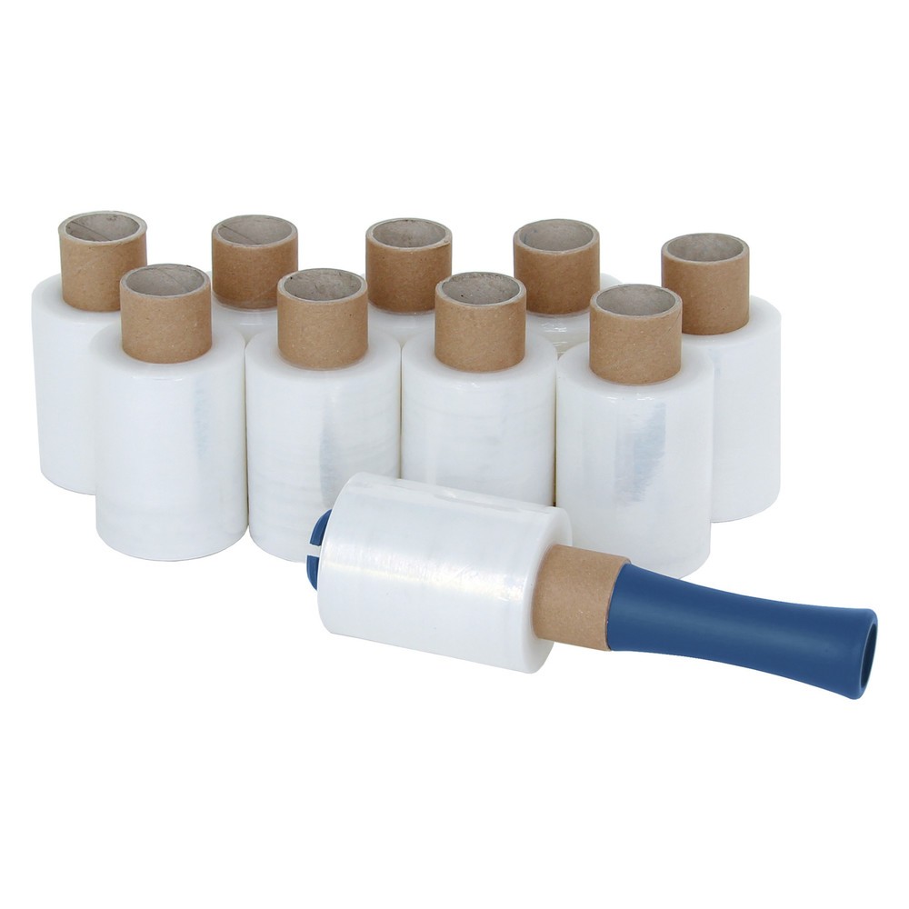 Produktabbildung: Mini-Stretch, 100 mm breit x 150 lfm, Stärke 20 µ, transparent