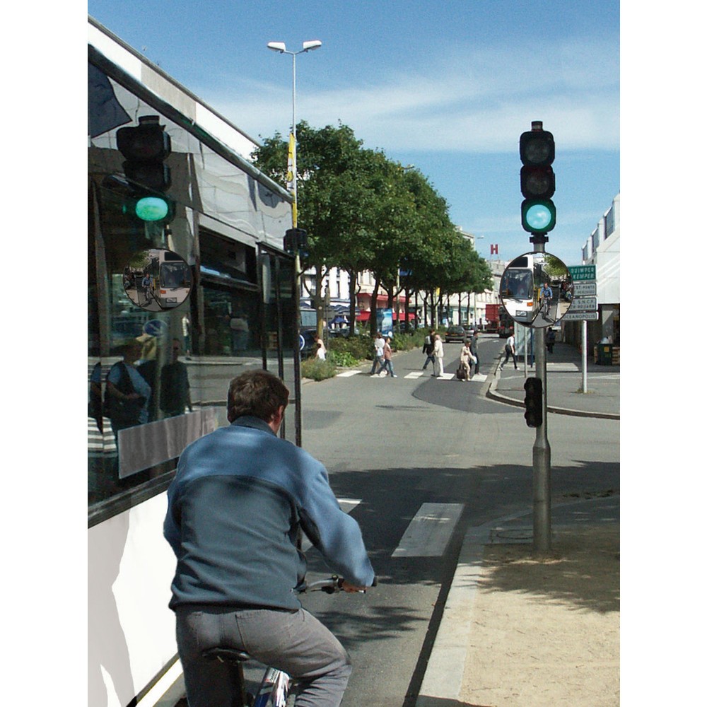 Produktabbildung Nr. 3: Miroir de sécurité Cyclomir® Vialux®, Polymir®, Ø 500 mm