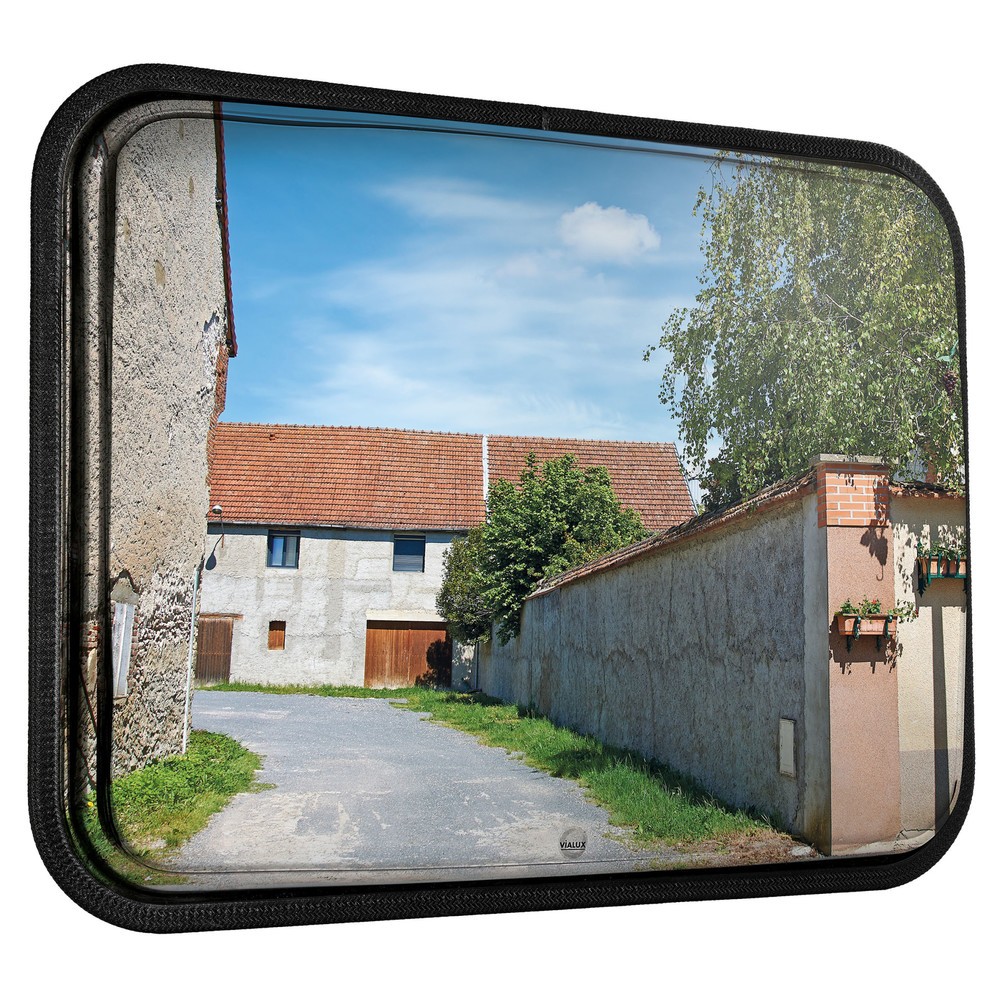 Produktabbildung Nr. 2: Miroir multi-usages Vialux®, acier inoxydable, rectangulaire, H x l 400 x 600 mm