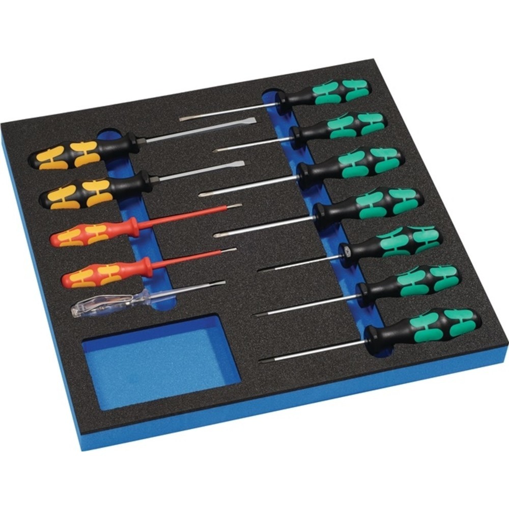 N° de l'image du produit 2 : Module à outils 12 pièces module 2/3 fente/PH/PZD/TORX WERA