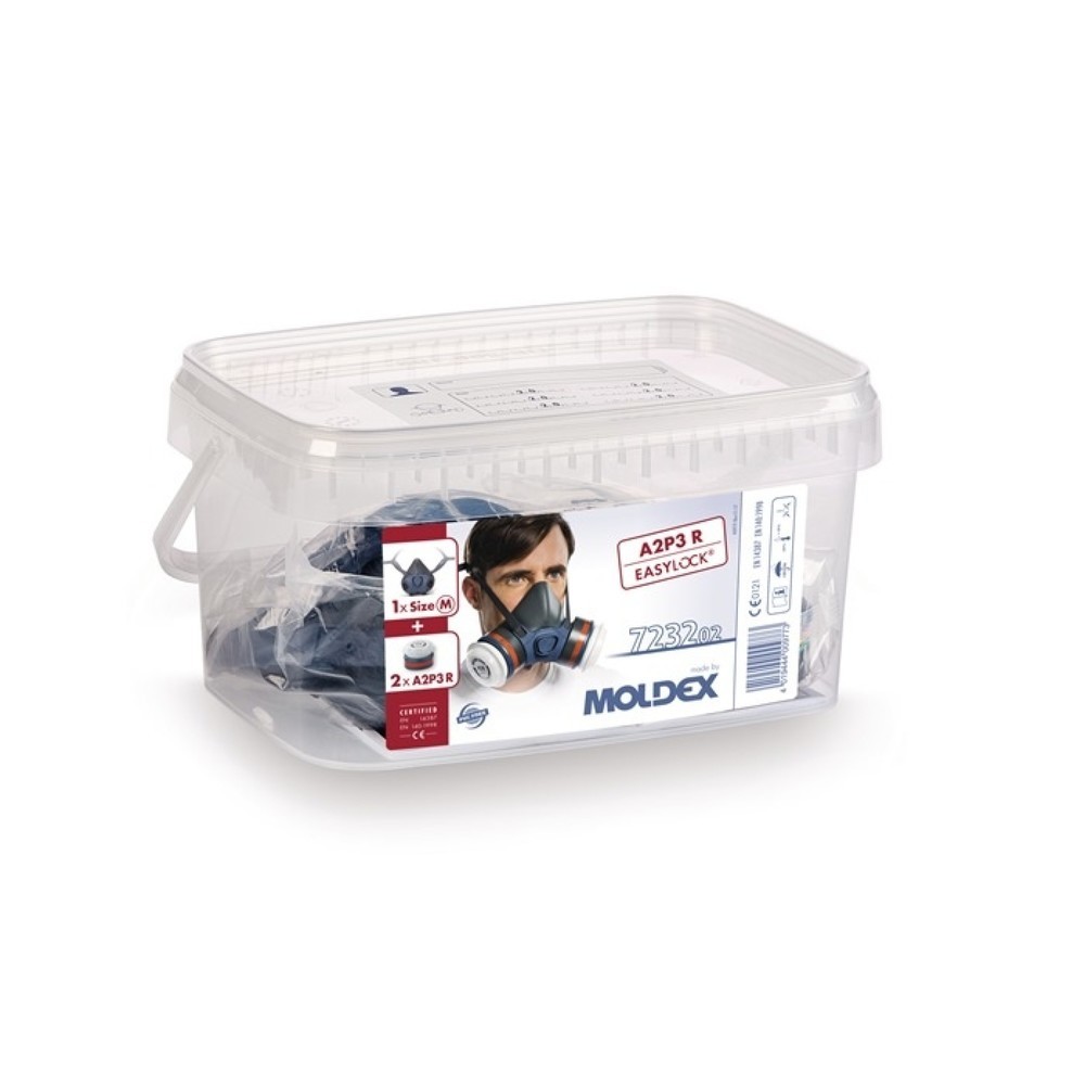 Produktabbildung: MOLDEX®Atemschutzbox 723202 1x700201,2xA2P3 R