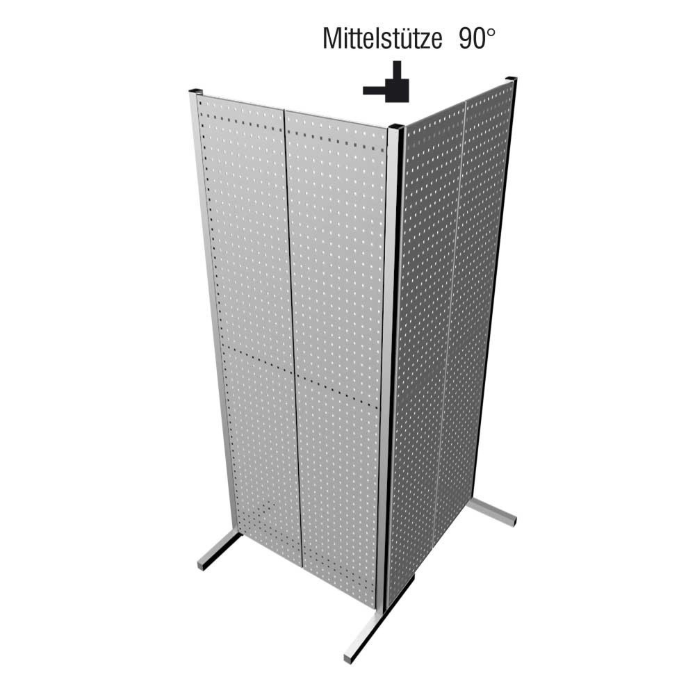 Illustration du produit: Montant central 90° pour panneaux perforés/à fentes