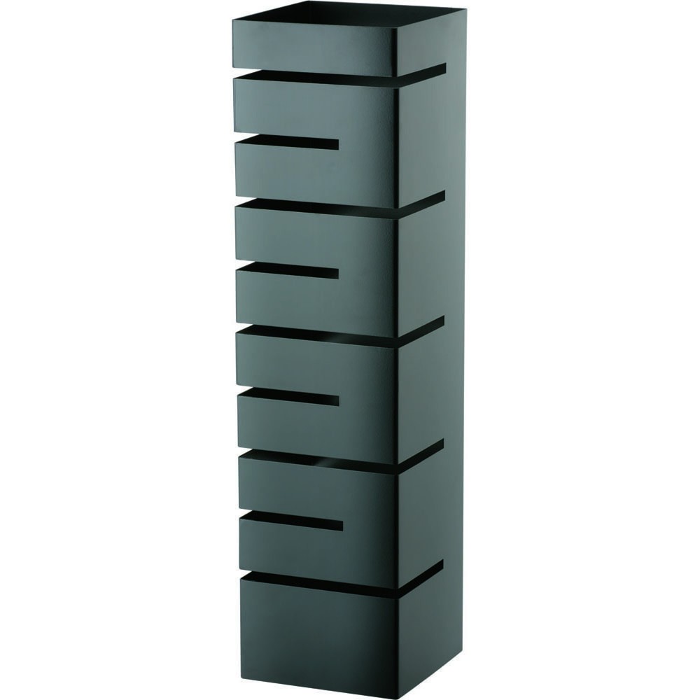 Illustration du produit: Montant de buffet Stalgast haut, inserts inclinés, 150 x 150 x 570 mm (L x P x H), noir
