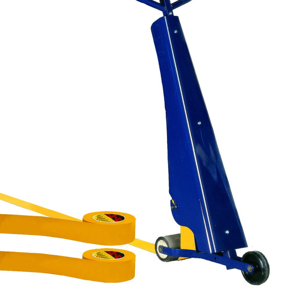 Produktabbildung Nr. 2: MORAVIA Bodenmarkierer PROline-tape, Set, weiss, Rollenbreite 50 mm
