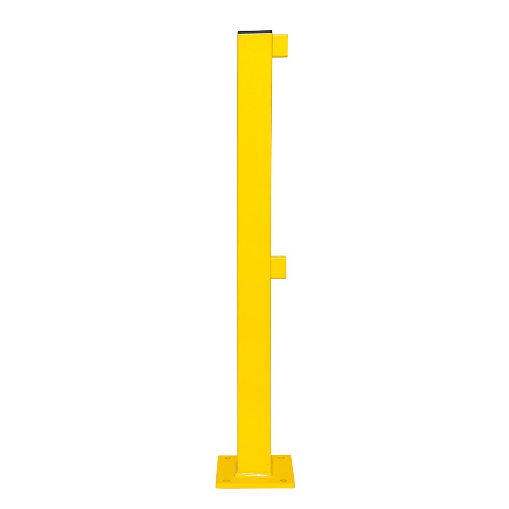 Produktabbildung: MORAVIA Anfangs-/Endpfosten für Rammschutzgeländer S-Line, Aussenbereich, 1.000 mm Höhe