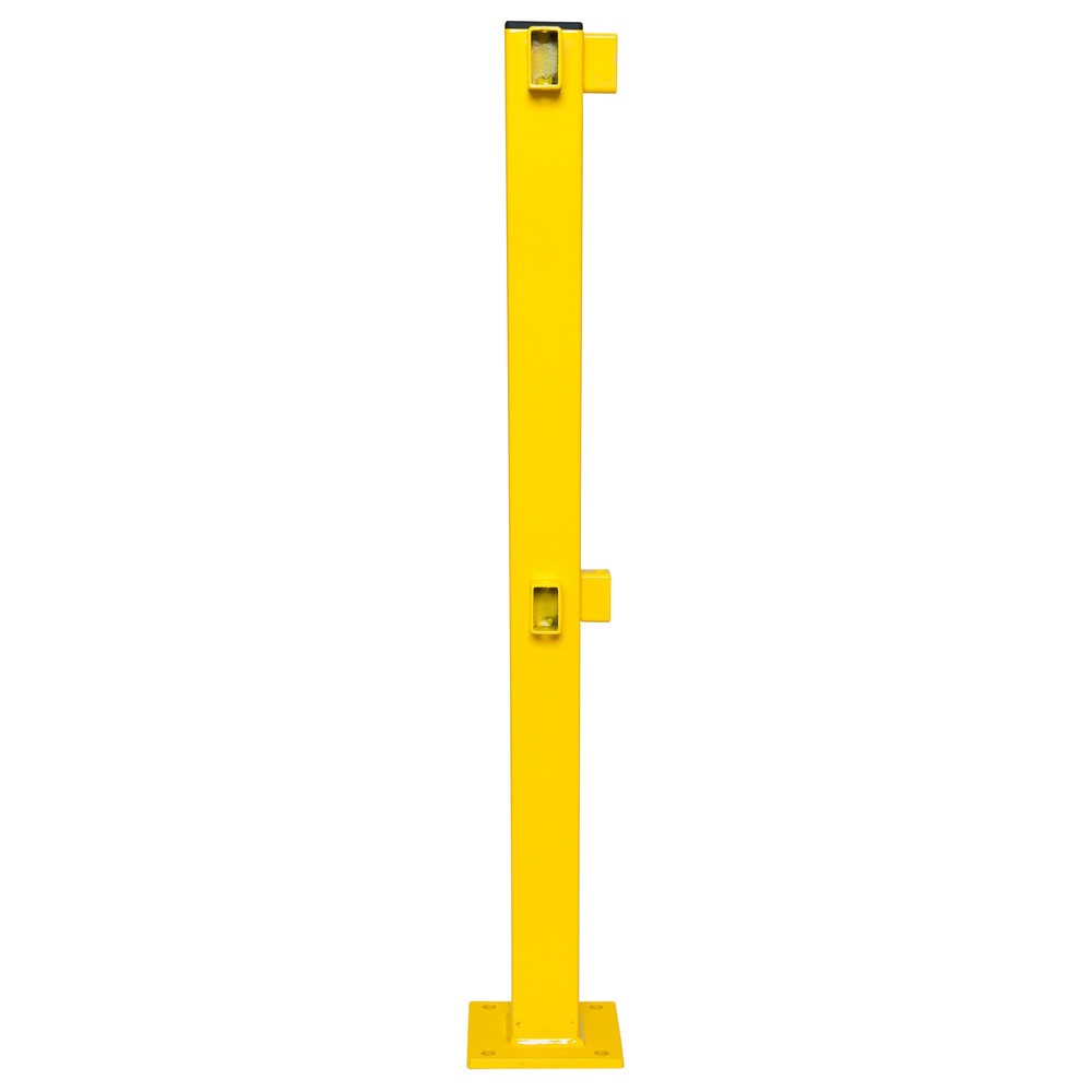 Produktabbildung: MORAVIA Eckpfosten für Rammschutzgeländer S-Line, Aussenbereich, 1.000 mm Höhe