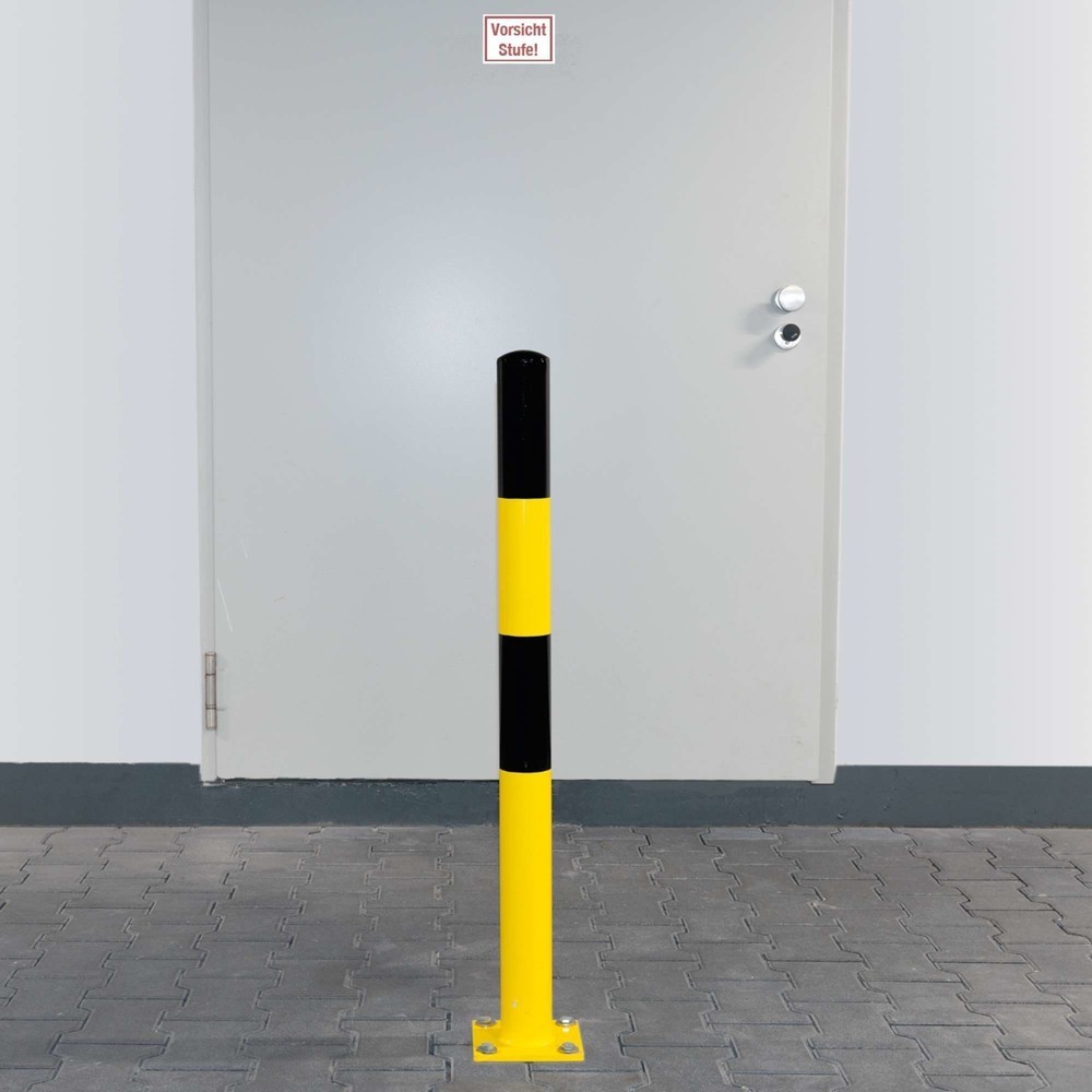 Produktabbildung: MORAVIA Rammschutzpoller, zum Aufdübeln, Aussenbereich, Höhe 1.200 mm, Ø 90 mm