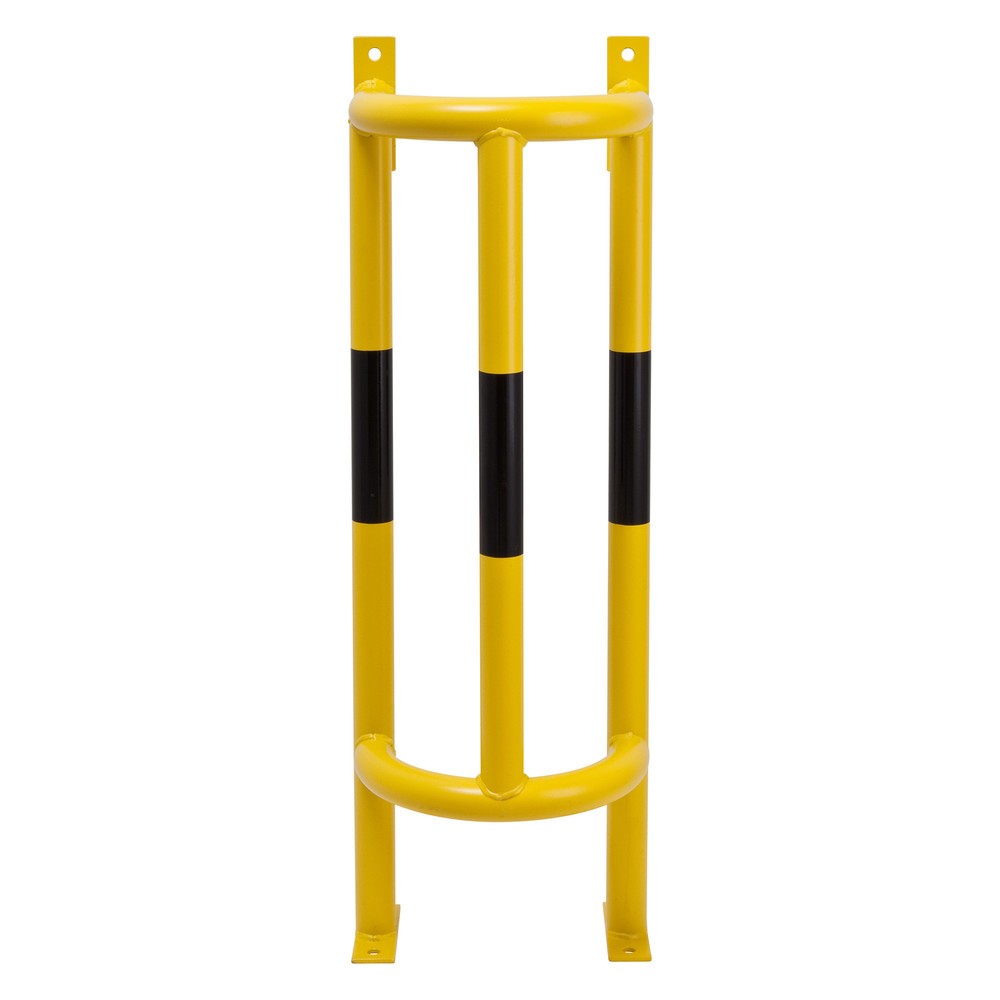 Produktabbildung: MORAVIA Rammschutzbügel für Rohre, Aussenbereich, winkelförmig, HxT 1.000 x 350 mm