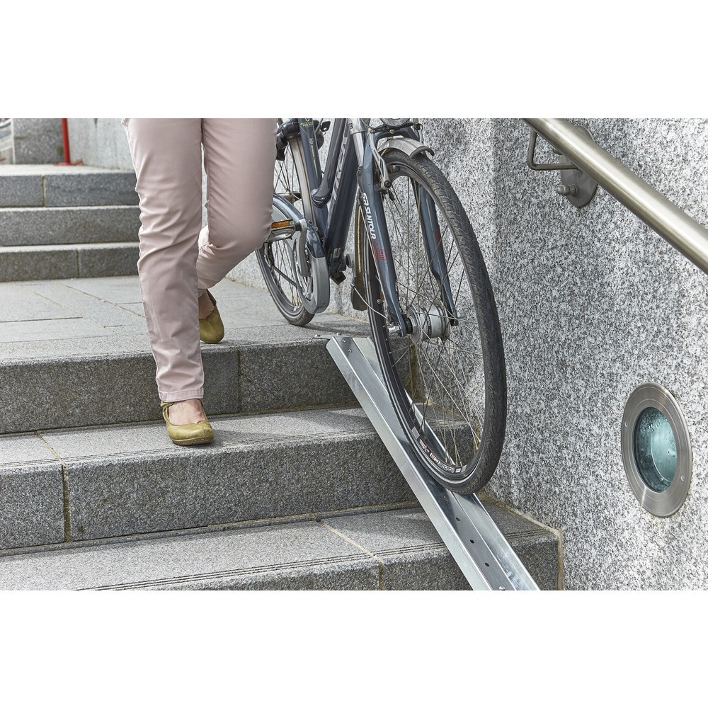 Produktabbildung Nr. 6: MOTTEZ Fahrradrampe für Treppen - Erweiterungsteil