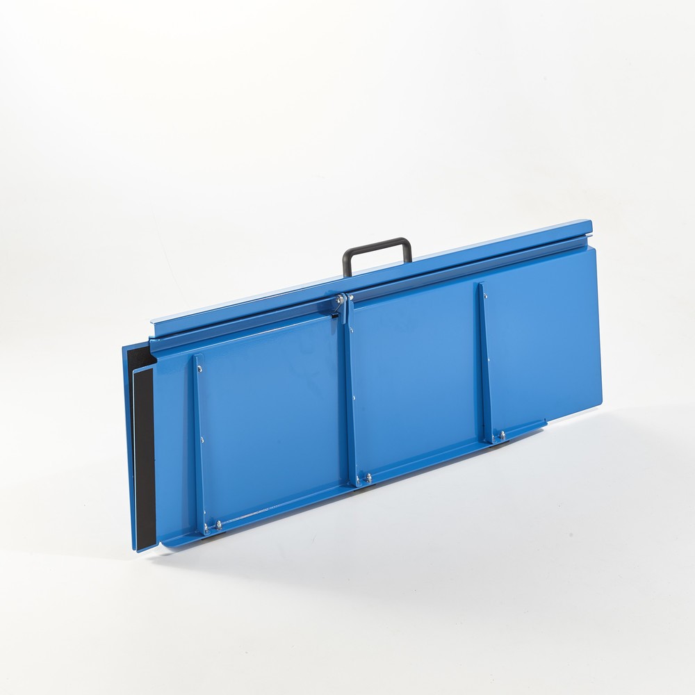 Produktabbildung: MOTTEZ Klappbare Zufahrtrampe in Aluminium, Länge 1.360 mm
