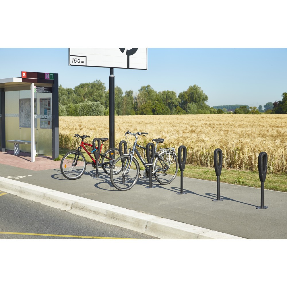 Produktabbildung Nr. 6: MOTTEZ Pfosten für 2 Fahrräder, Länge 260 mm