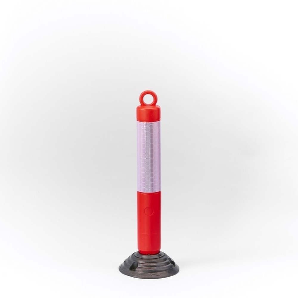 Illustration du produit: MOTTEZ Poteau de signalisation sur base flexible, hauteur 920 mm