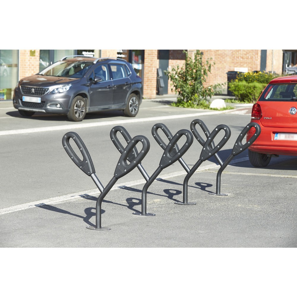 Produktabbildung Nr. 4: MOTTEZ Poteau pour 2 vélos, longueur 950 mm