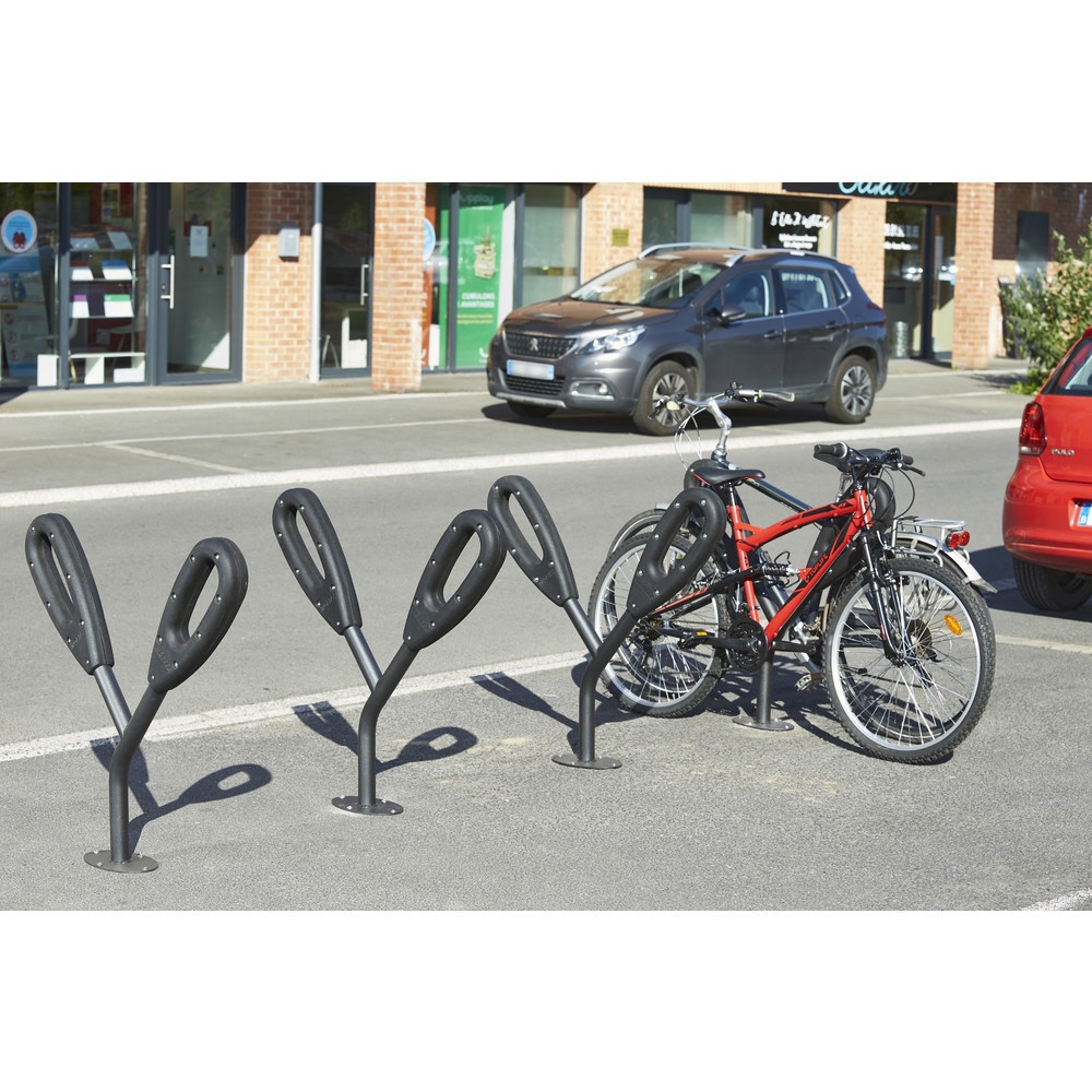 Produktabbildung Nr. 7: MOTTEZ Poteau pour 2 vélos, longueur 950 mm
