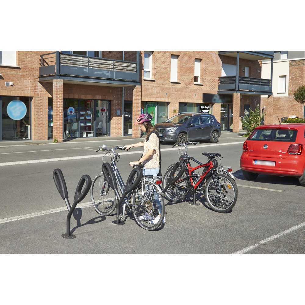 Produktabbildung Nr. 9: MOTTEZ Poteau pour 2 vélos, longueur 950 mm