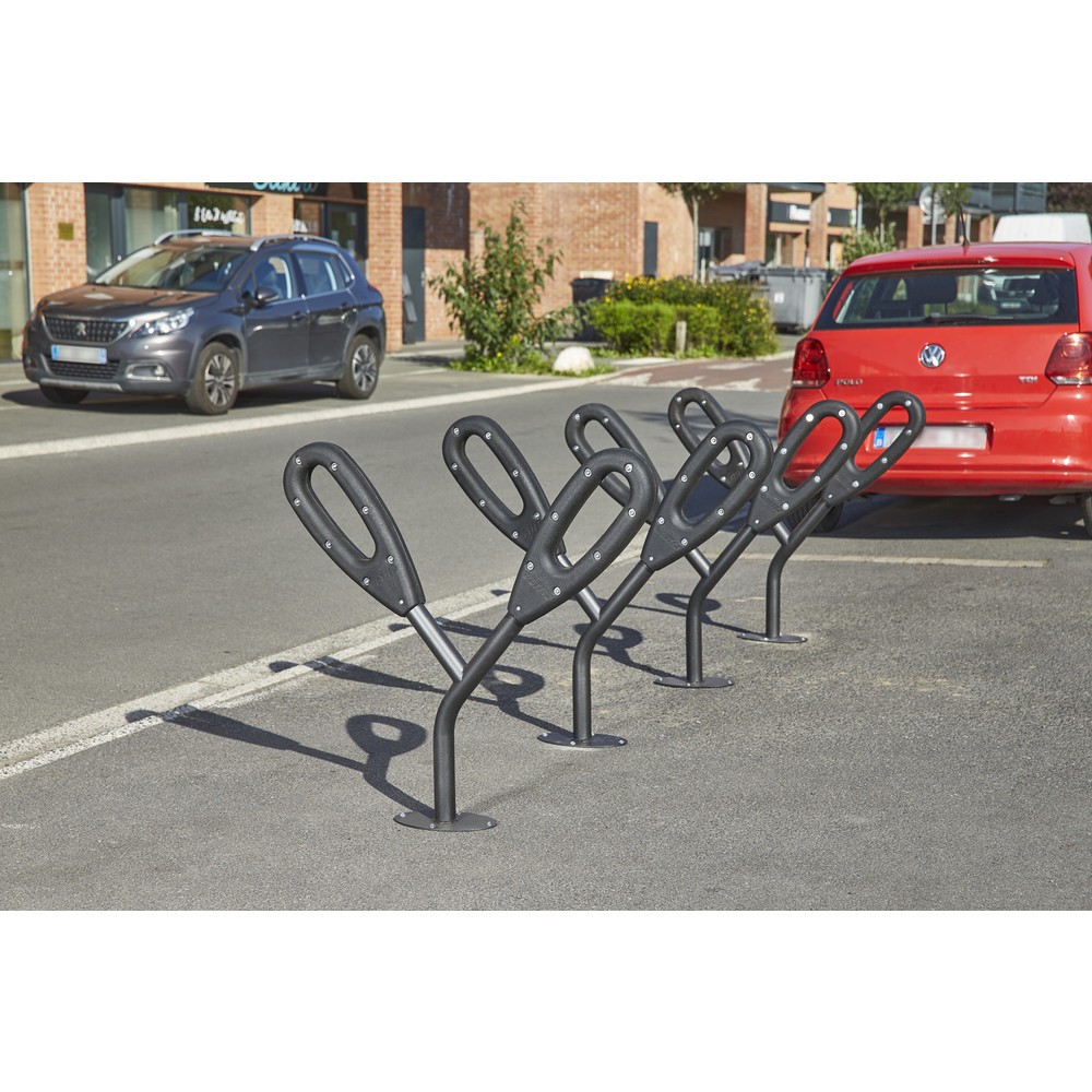 Produktabbildung Nr. 11: MOTTEZ Poteau pour 2 vélos, longueur 950 mm