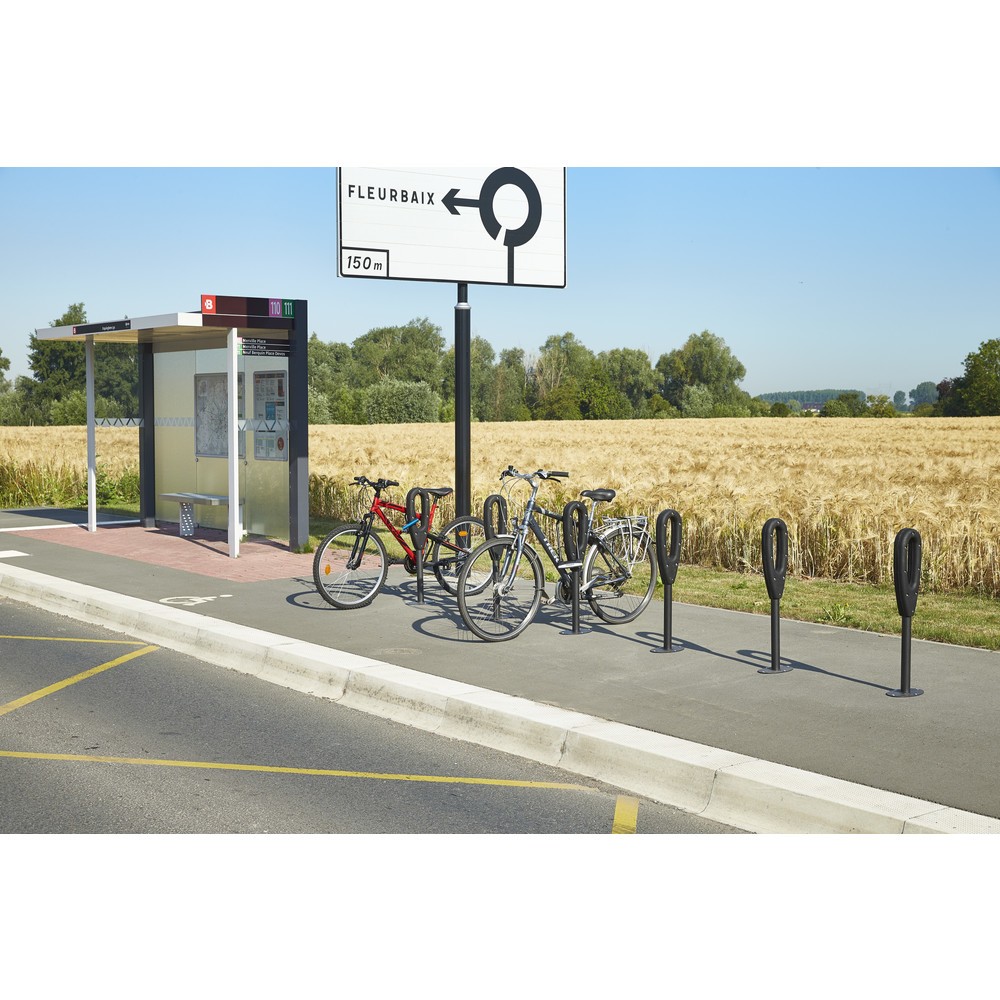 Produktabbildung Nr. 5: MOTTEZ Poteau pour 2 vélos, longueur 260 mm