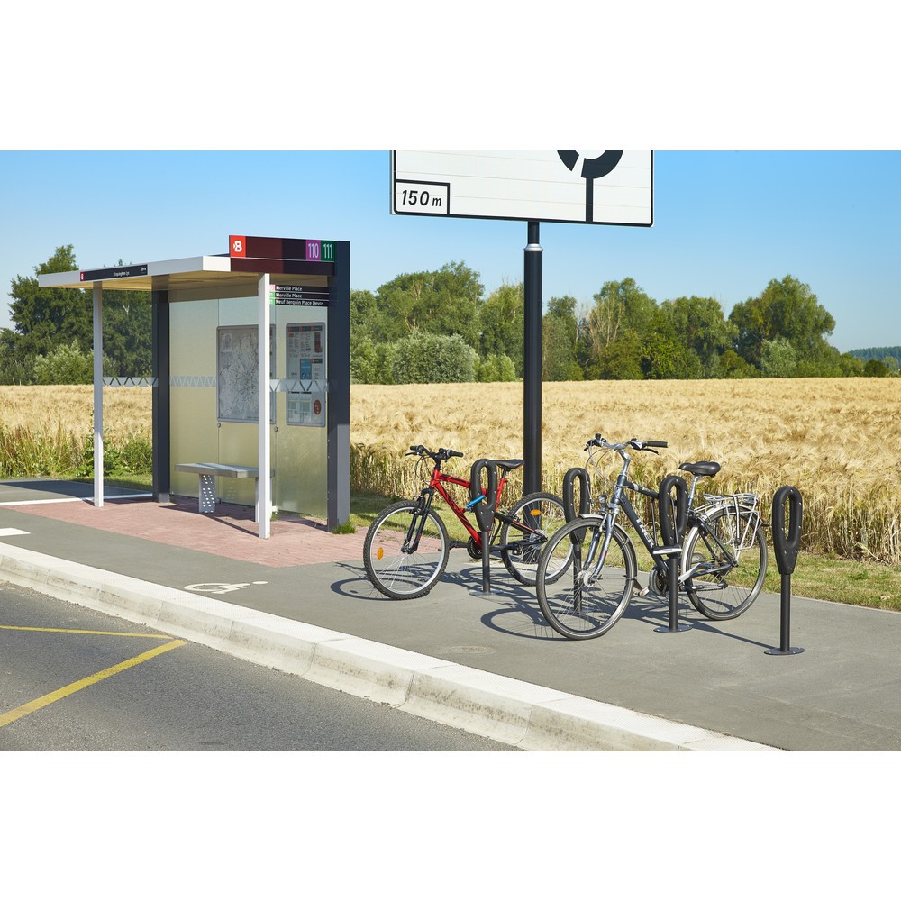 Produktabbildung Nr. 7: MOTTEZ Poteau pour 2 vélos, longueur 260 mm