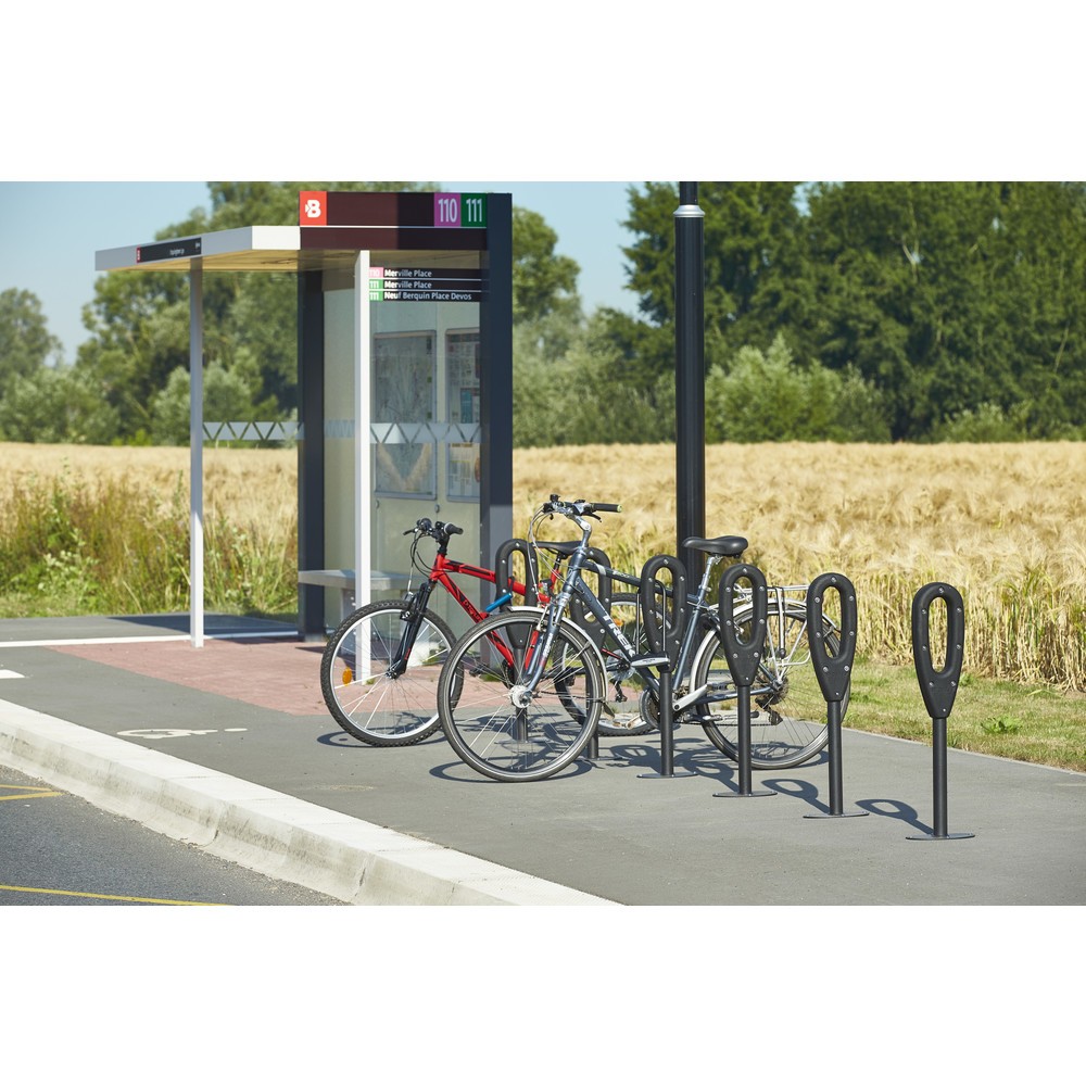 Produktabbildung Nr. 9: MOTTEZ Poteau pour 2 vélos, longueur 260 mm