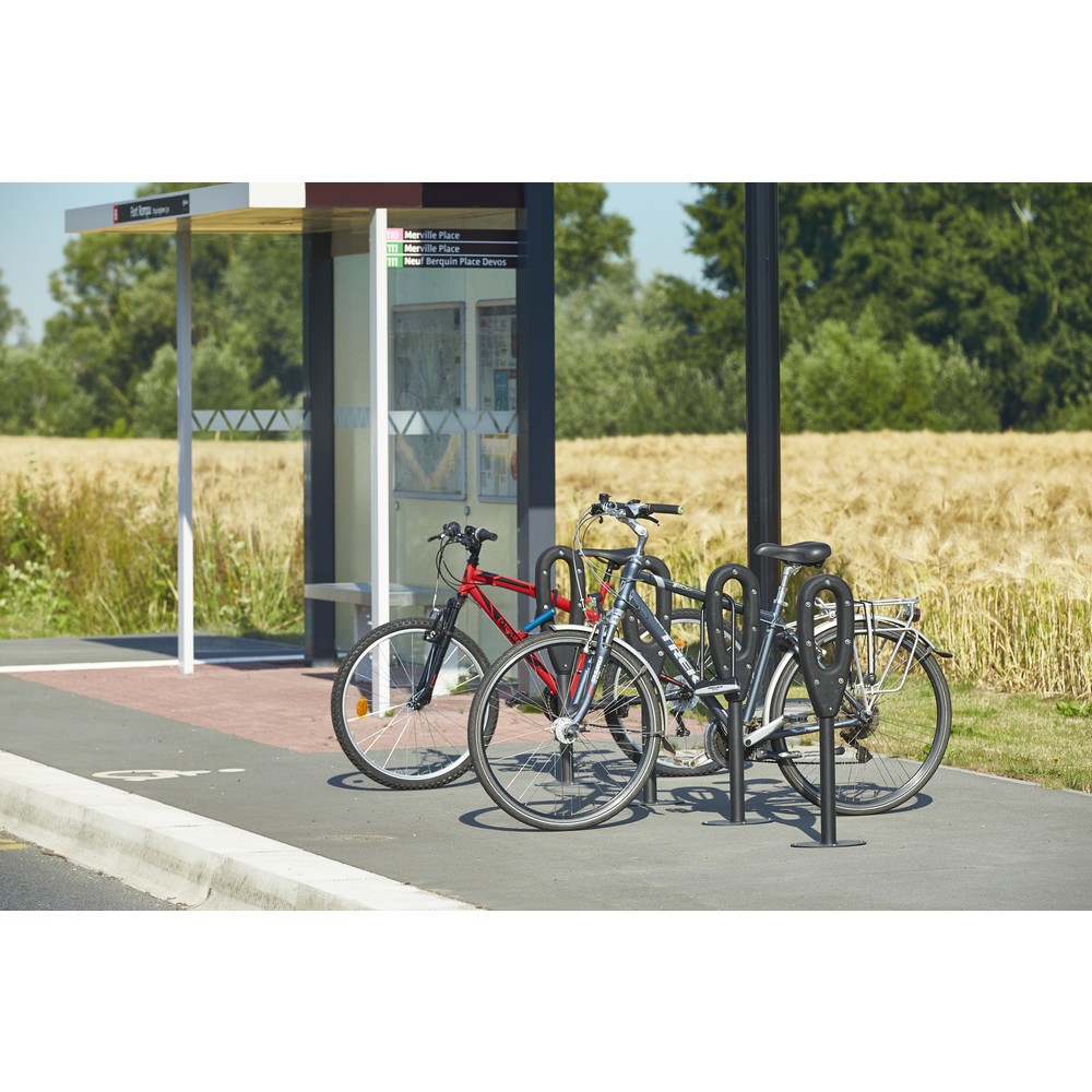 Produktabbildung Nr. 10: MOTTEZ Poteau pour 2 vélos, longueur 260 mm