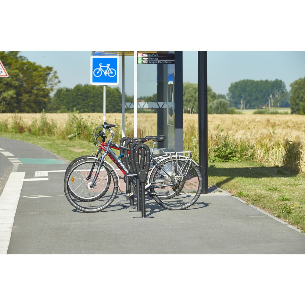 Produktabbildung Nr. 11: MOTTEZ Poteau pour 2 vélos, longueur 260 mm