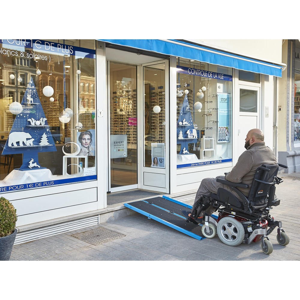 Produktabbildung Nr. 8: MOTTEZ Rampe d'accès pliable en aluminium, longueur 1 060 mm