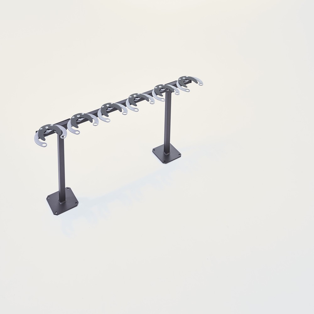 Produktabbildung Nr. 1: MOTTEZ Range trottinettes 6 places, côte à côte