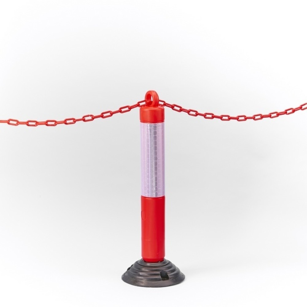 Produktabbildung Nr. 2: MOTTEZ Signalpoller auf flexibler Grundplatte, Höhe 920 mm