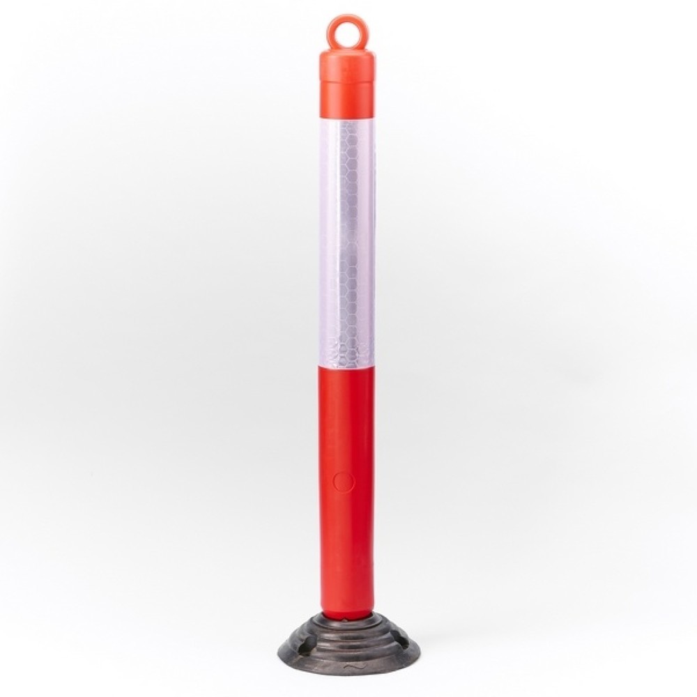 Produktabbildung Nr. 1: MOTTEZ Signalpoller auf flexibler Grundplatte, Höhe 1.200 mm