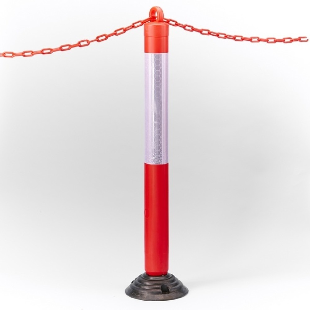 Produktabbildung Nr. 2: MOTTEZ Signalpoller auf flexibler Grundplatte, Höhe 1.200 mm