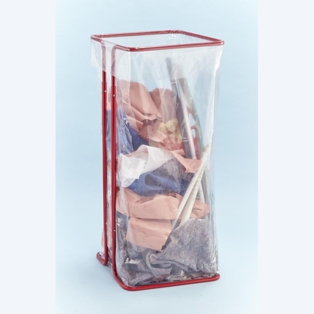 Produktabbildung Nr. 2: MOTTEZ Support pour sacs poubelle 400 litres sans roulettes, rouge