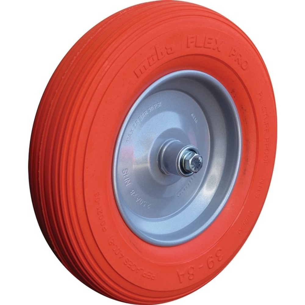 Produktabbildung: MÜBA Polymeres Rad, Rad-Ø 400 mm Radbreite 100 mm