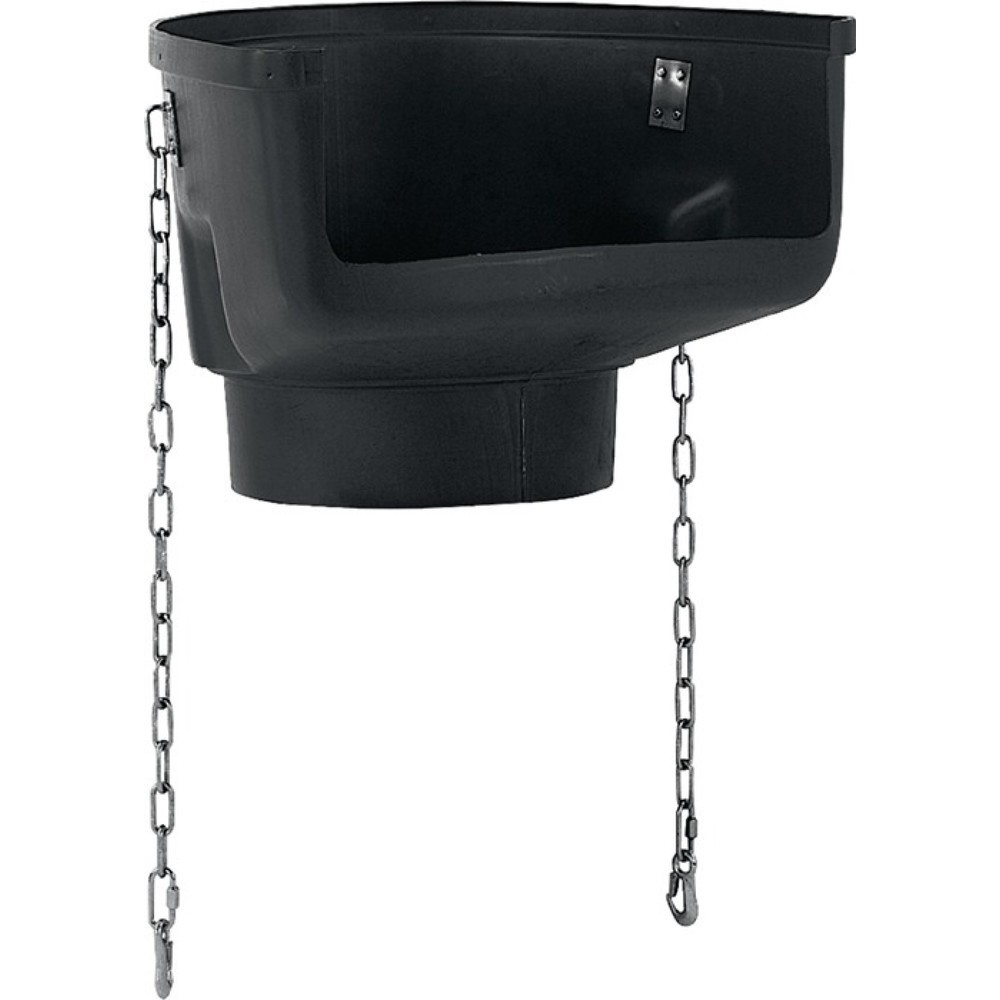 Illustration du produit: MÜBA Schuttrohrtrichter, kurz Oberer-Ø=528 mm 412 mm, 6 kg Polyethylen