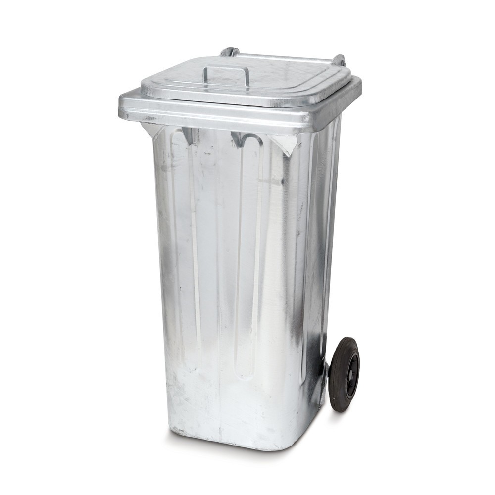 Mülltonne aus verzinktem Stahl