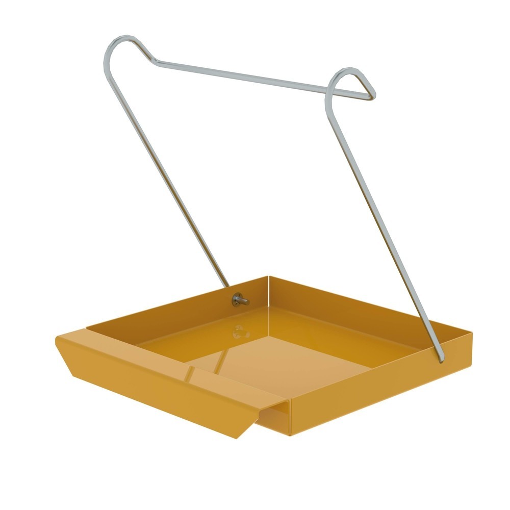 Illustration du produit: Munk Bac de rangement pour échelle double à barreaux, jaune RAL 1021