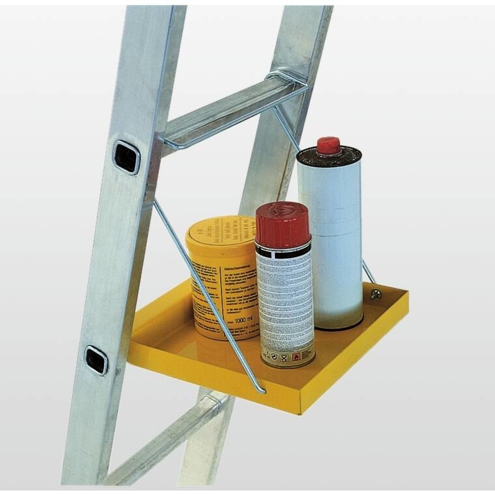 Produktabbildung Nr. 2: Munk Bac de rangement pour échelle double à barreaux, jaune RAL 1021