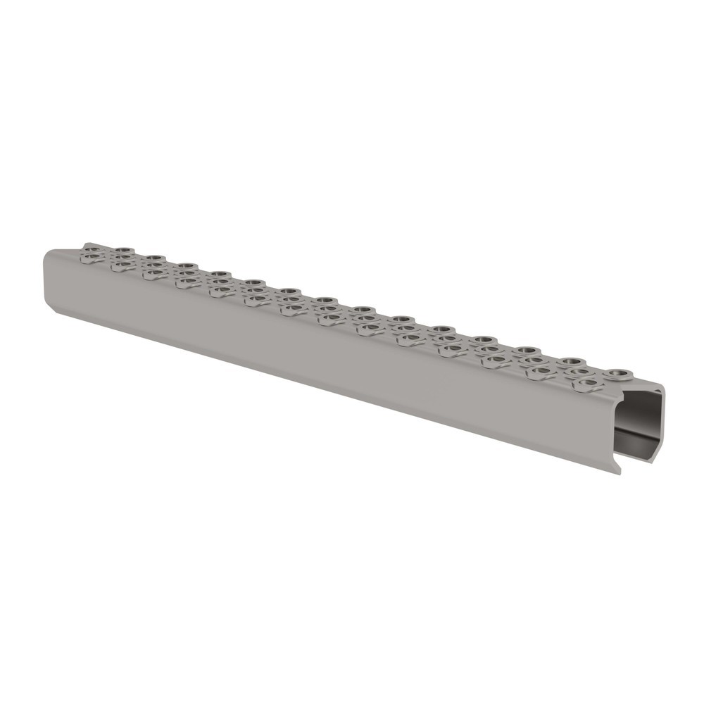 Illustration du produit: Munk Barreau perforé en acier brut avec perforation, élément de construction