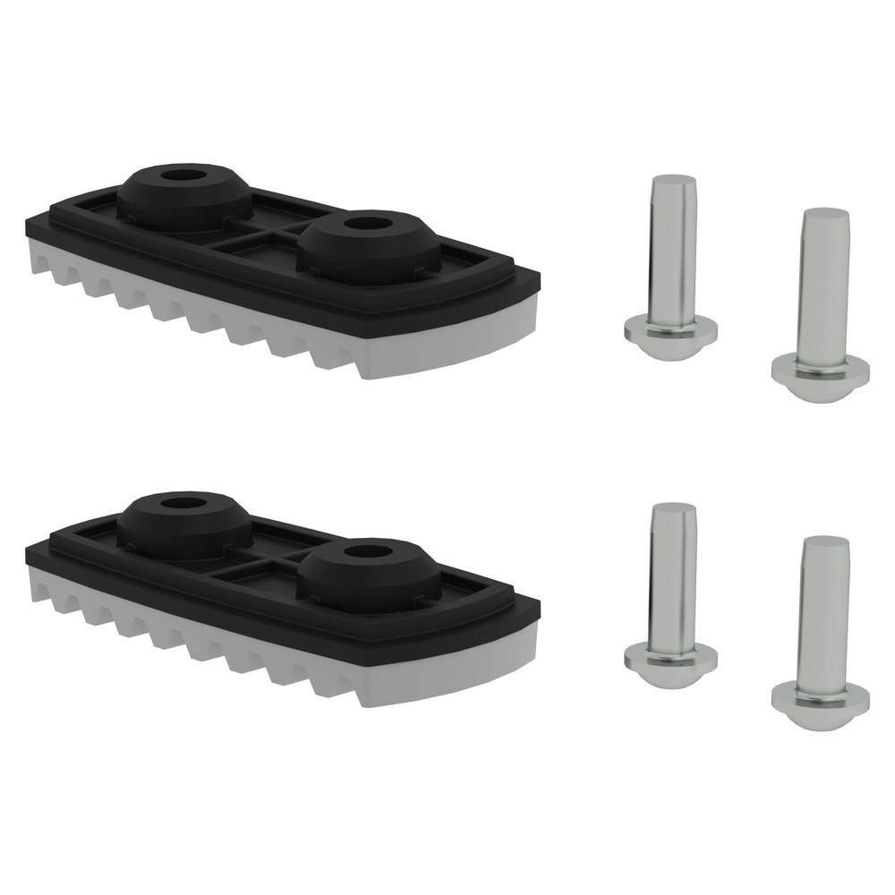 Produktabbildung Nr. 1: Munk Base de montant nivello® pour surfaces lisses pour hauteur de montant 58 / 73 mm
