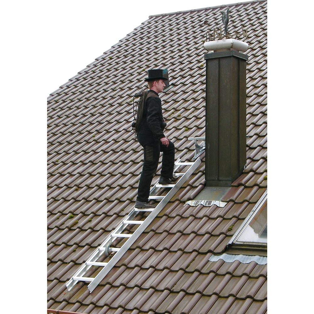 Produktabbildung Nr. 2: Munk Dachleiter Alu Natur 7 Sprossen