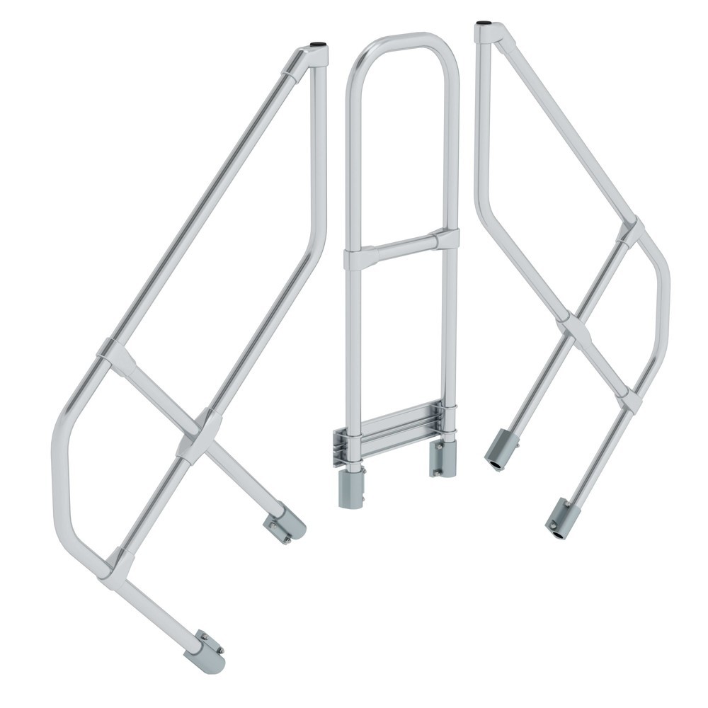 Illustration du produit: Munk Deuxième main courante pour saut de loup 45°, 3 marches