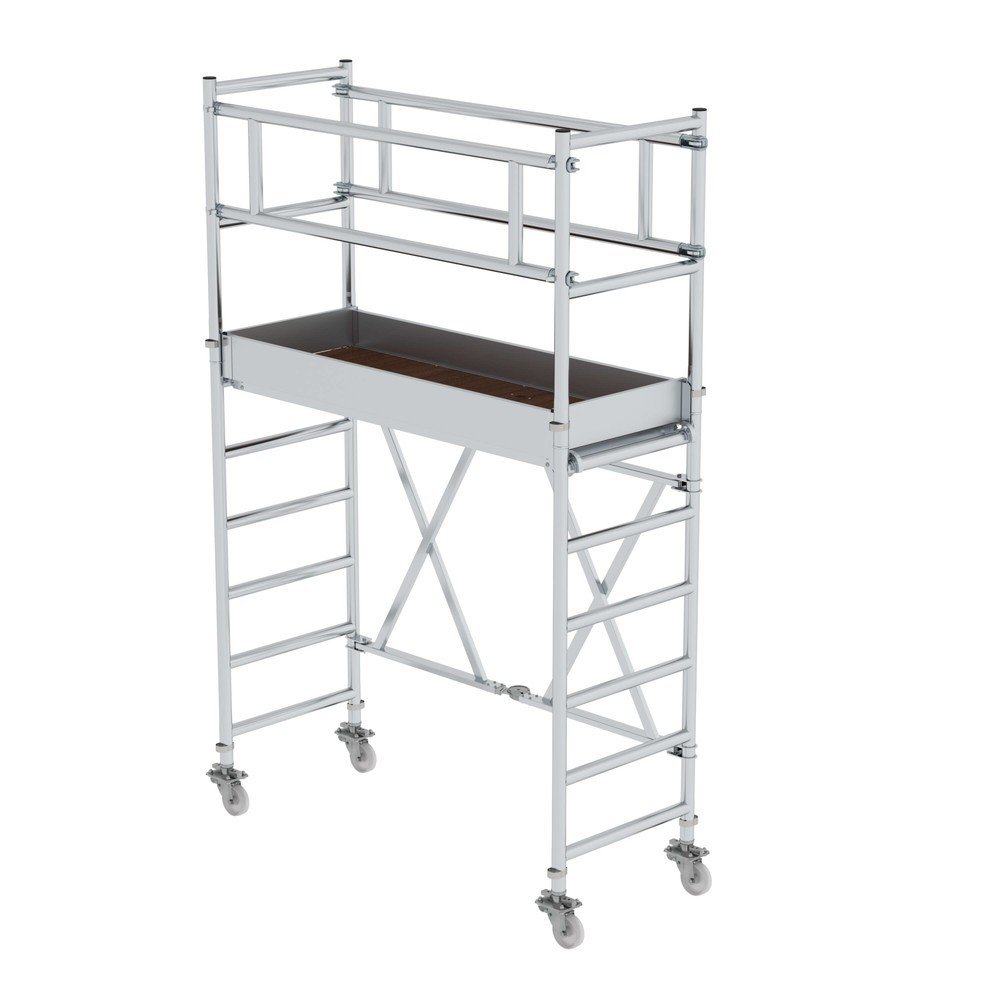 Illustration du produit: Munk Échafaudage pliant 0,75 x 1,80 m Hauteur de plate-forme 1,80 m