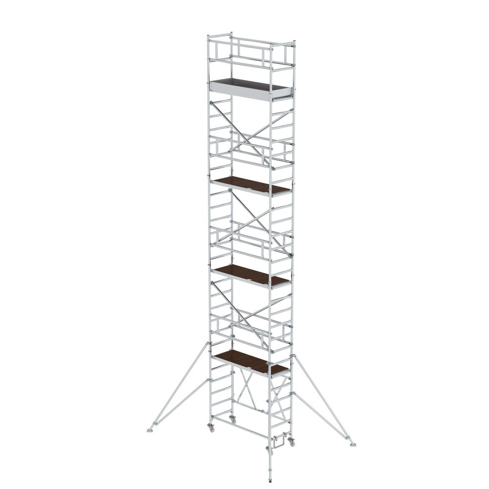 Illustration du produit: Munk Échafaudage pliant 0,75 x 1,80 m avec stabilisateur Hauteur de plate-forme 7,80 m